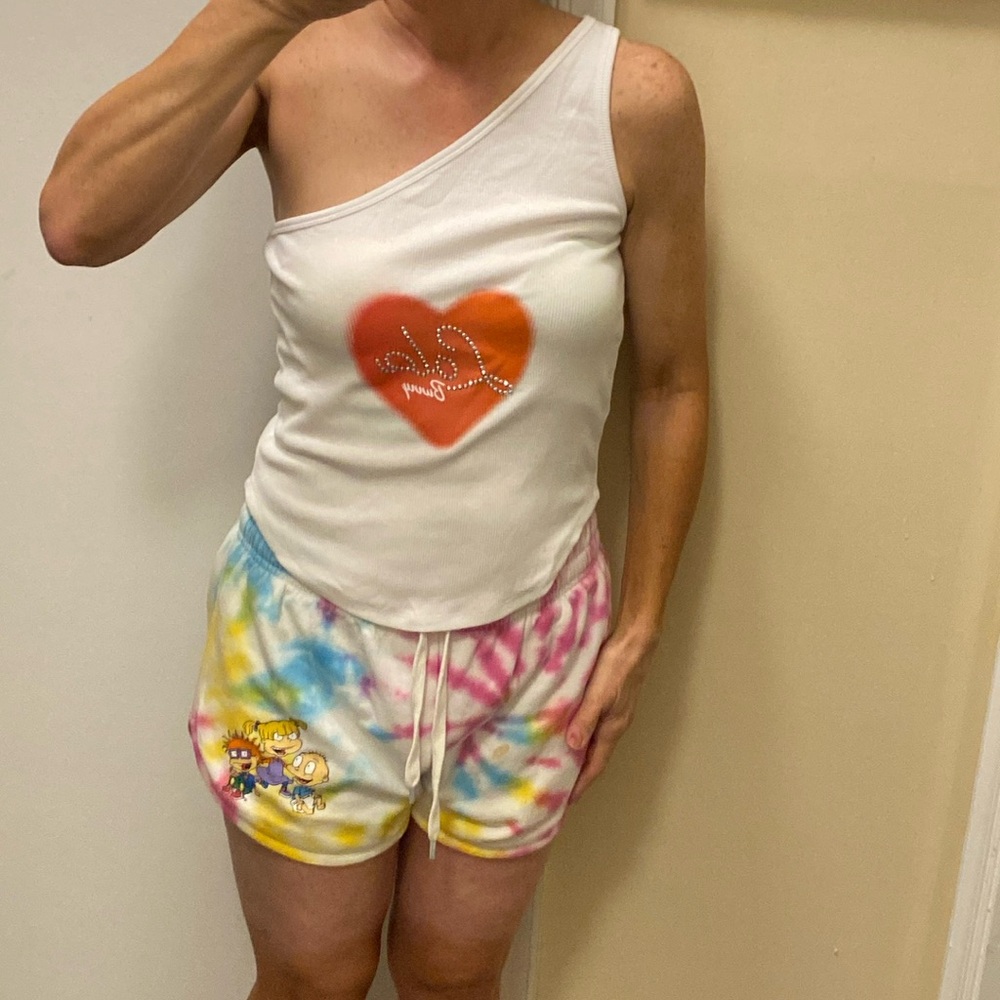 Looney Tunes Lola bunny one shoulder top